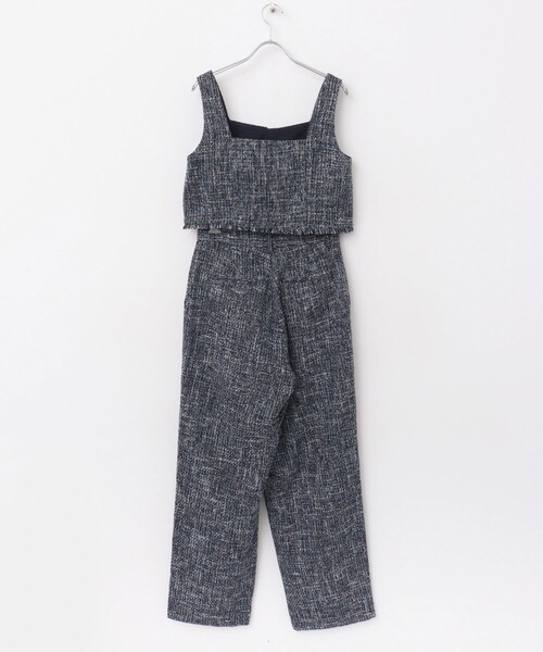 URBAN RESEARCH ROSSO（アーバンリサーチロッソ）の「F by ROSSO　ツイードビスチェ+ワイドパンツ（セットアップ・レディース・BLUE/BLACK・36/38）」の15枚目の写真