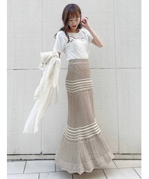 dazzlin | キャッチーポイントクロシェスカート(スカート)