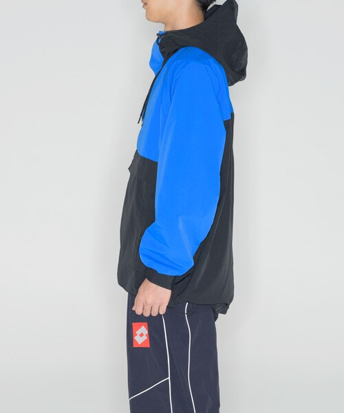 URBAN RESEARCH（アーバンリサーチ）の「LOTTO　TWO-TONE ANORAK（テーラードジャケット・メンズ・BLK×NVY/GRN×NVY/BLU×BLK・M/L/XL/XXL）」の19枚目の写真
