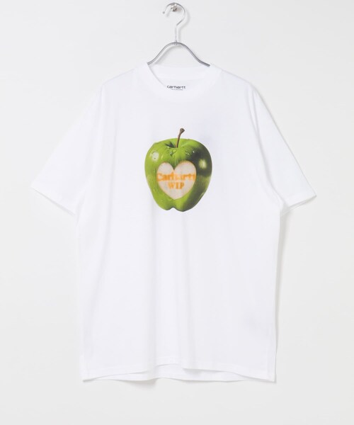 URBAN RESEARCH Sonny Label（アーバンリサーチサニーレーベル）の「CARHARTT　SHORT-SLEEVE SPOILED T-SHIRTS（Tシャツ/カットソー・メンズ・WHITE/BLACK・S/M）」の4枚目の写真