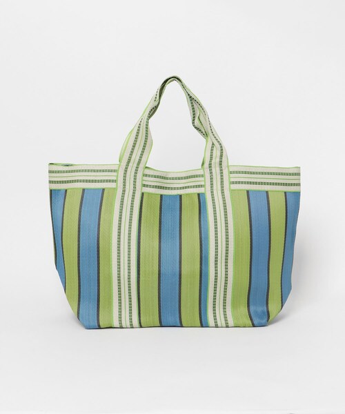 ITEMS URBANRESEARCH（アイテムズ アーバンリサーチ）の「ビニールトートバッグ（トートバッグ・レディース・PPL/GRN/BLK・-）」の15枚目の写真