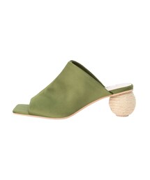 LAGUNAMOON | サテンラウンドヒールサンダル(サンダル)