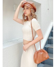 GYDA | オフショルケーブルニット TOPS(ニット/セーター)