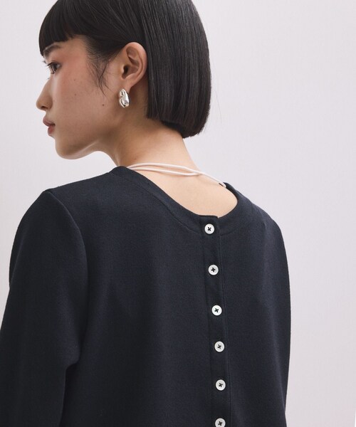 ADAM ET ROPE'(アダムエロペ)の「【WEB限定】マルチWAYヘンリーネックワンピース(ワンピース・レディース・ブラック/ダークブラウン/ネイビー・M/S)」の20枚目の写真