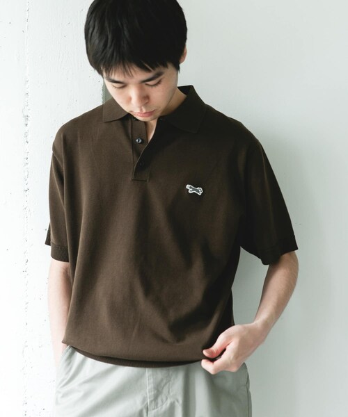 URBAN RESEARCH DOORS(アーバンリサーチドアーズ)の「『別注』PENNEYS×DOORS THE FOX ハイゲージ ニットポロ(ニット/セーター・メンズ・L.GRAY/BROWN/NAVY・M/L)」の15枚目の写真