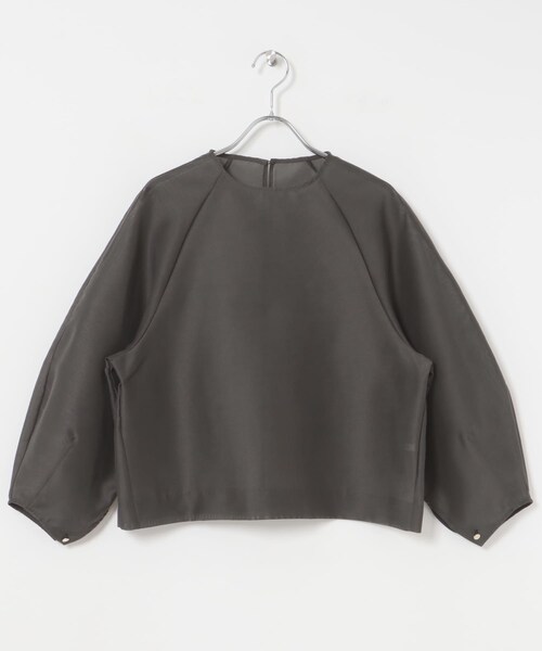URBAN RESEARCH(アーバンリサーチ)の「『MADE IN JAPAN』オーガンジーブラウス(シャツ/ブラウス・レディース・CHARCOAL/BEIGE・FREE)」の14枚目の写真