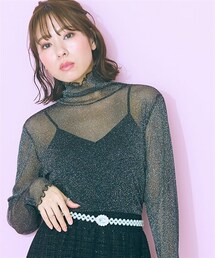marun | 大きいサイズ シアーラメインナー marun(Tシャツ/カットソー)
