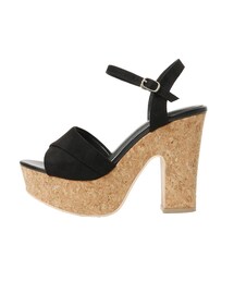 dazzlin | シンプルコルクヒールサンダル(サンダル)