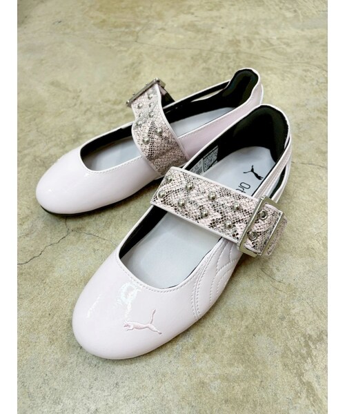 EVRIS（エヴリス）の「【PUMA】SPEEDCAT BALLET DRESS-UP II WNS（スニーカー・レディース・グレー/ピンク・M/L）」の4枚目の写真