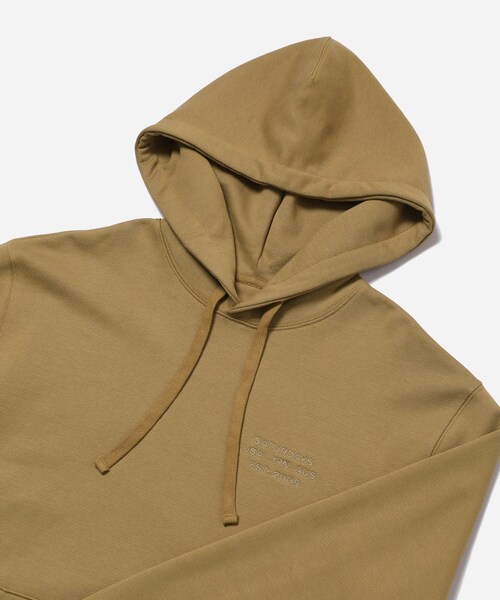 Saturdays NYC(サタデーズ ニューヨークシティ )の「DITCH INTERNATIONAL HOODIE(パーカー・レディース・キャメル/ブルー・L/M/S/XL/XS)」の17枚目の写真