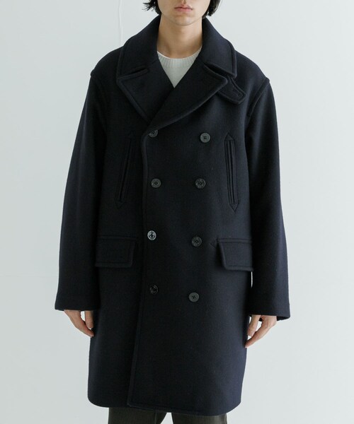 blurhmsROOTSTOCK　Wool Melton 10B Pea Coat