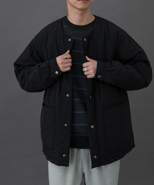 URBAN RESEARCH DOORS(アーバンリサーチドアーズ)の「FORK&SPOON SORONAリバーシブルブルゾン(ブルゾン・メンズ・BLACK/KHAKI/BEIGE・4/5)」の9枚目の写真