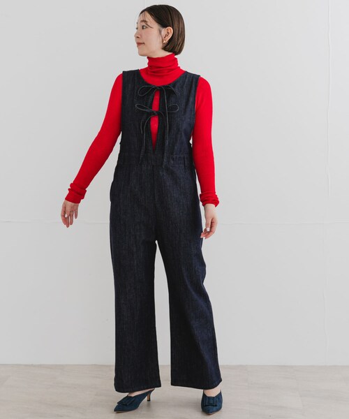 URBAN RESEARCH ROSSO（アーバンリサーチロッソ）の「F by ROSSO　ウォッシャブルシアーリブタートルニット（ニット/セーター・レディース・L/GRAY/RED/BLACK/BROWN・Free）」の17枚目の写真