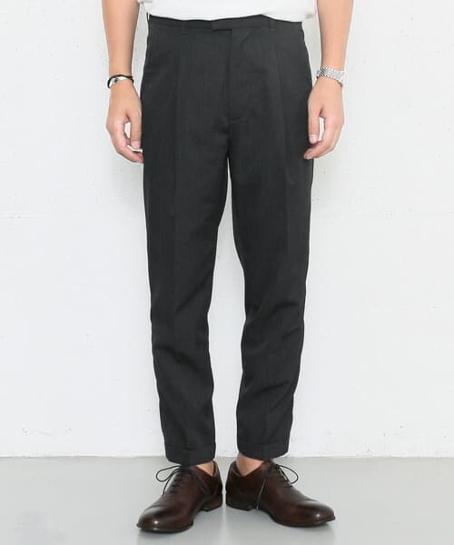 かぐれ（カグレ）の「BRAIN　wool twist yarn pants（その他パンツ・メンズ・CHA.GRAY/NAVY・3/4）」の6枚目の写真