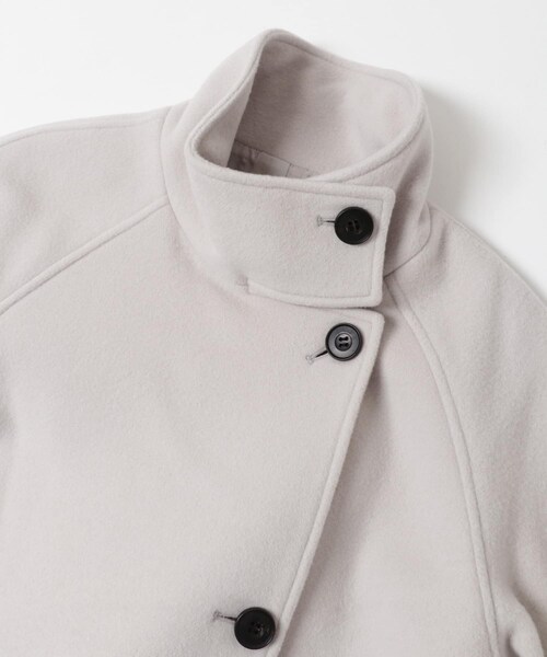 URBAN RESEARCH ROSSO（アーバンリサーチロッソ）の「スーパー140シャルム2WAYカラーコート（テーラードジャケット・レディース・L/GREIGE/MOCHA/CHARCOAL・FREE）」の13枚目の写真