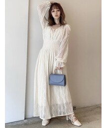 dazzlin | ボリュームスリーブレースワンピース(ワンピース)