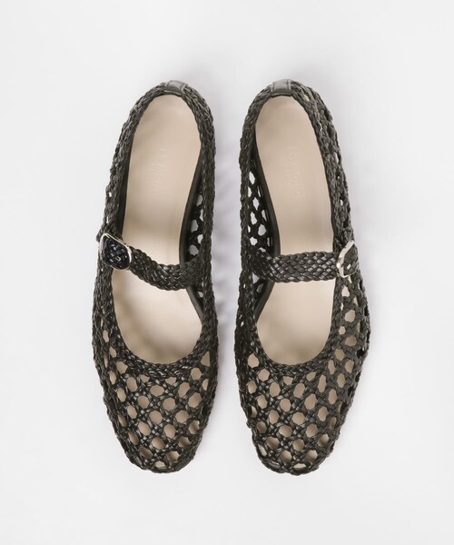 URBAN RESEARCH（アーバンリサーチ）の「LE MONDE BERYL　MARY JANE WOVEN LEATHER（パンプス・レディース・BLACK・36/37/38）」の6枚目の写真