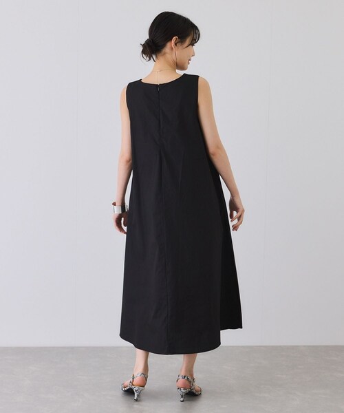 Jayro（ジャイロ）の「ノースリーブフレアワンピース（ワンピース・レディース・ブラック/グリーン/キミドリ/ネイビー/ピンク・F）」の10枚目の写真