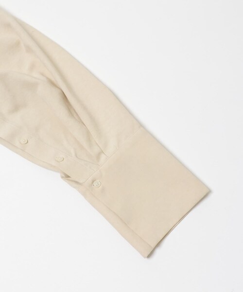 KBF（ケイビーエフ）の「ピーチスキンBIGシャツ（シャツ/ブラウス・レディース・IVORY/BLUE GRAY/CHARCOAL・One）」の12枚目の写真
