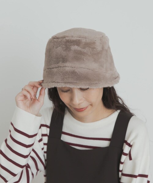 URBAN RESEARCH DOORS（アーバンリサーチドアーズ）の「リバーシブルハット（ハット・レディース・BLACK/BEIGE・one）」の9枚目の写真