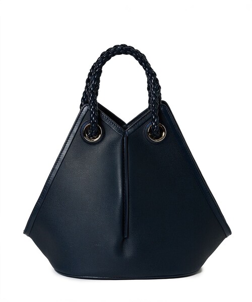 ROPE'（ロペ）の「【teau】navire（ナビーレ）HAND BAG Medium（ハンドバッグ・レディース・オフホワイト/ネイビー・F）」の8枚目の写真