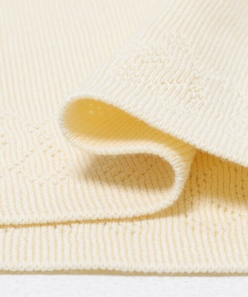 URBAN RESEARCH(アーバンリサーチ)の「crinkle crinkle crinkle FLOWER JACQUARD KNIT CAMI(キャミソール・レディース・IVORY/BLACK・Free)」の6枚目の写真