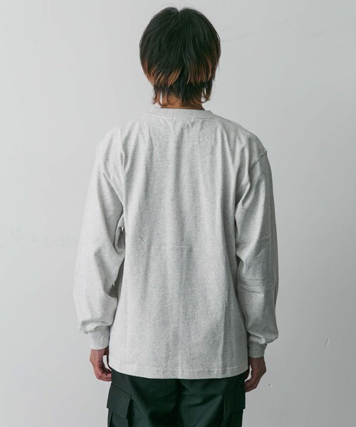 URBAN RESEARCH DOORS(アーバンリサーチドアーズ)の「L.L.Bean Union Long-Sleeve T-shirts(Tシャツ/カットソー・メンズ・F.Green/White/Birch/Navy/T.Charcoal・M/L/XL)」の13枚目の写真