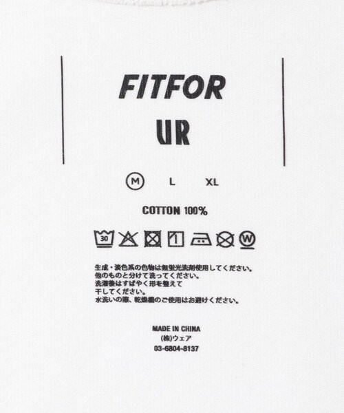 URBAN RESEARCH(アーバンリサーチ)の「『別注』FITFOR×URBAN RESEARC WIDE SLEEVE LESS T-SHIRTS(タンクトップ・メンズ・WHITE/BLACK・M/L/XL)」の8枚目の写真