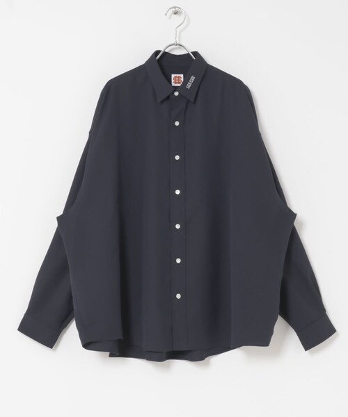URBAN RESEARCH(アーバンリサーチ)の「SEE SEE T/C BIG SHIRT(シャツ/ブラウス・メンズ・BLACK/W/D NAVY/W/CHARCOAL/B・M/L/XL/XXL)」の15枚目の写真