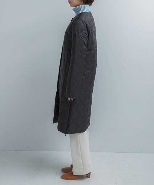URBAN RESEARCH ROSSO（アーバンリサーチロッソ）の「TAION　CREW NECK LONG DOWN COAT（その他アウター・レディース・OFFWHITE/BLACK/OLIVE/GBEIGE/DNAVY・M/L/XL）」の15枚目の写真