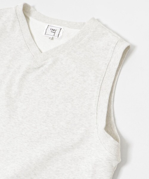 THE GOODLAND MARKET（ザグッドランドマーケット）の「TONY　MM SWEAT VEST（ベスト・メンズ・BLK/杢ASH・M/XL）」の15枚目の写真