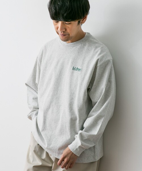 URBAN RESEARCH DOORS(アーバンリサーチドアーズ)の「L.L.Bean Union Long-Sleeve T-Shirts(Tシャツ/カットソー・メンズ・yellow/white/birch/green/fade navy・M/L/XL)」の18枚目の写真