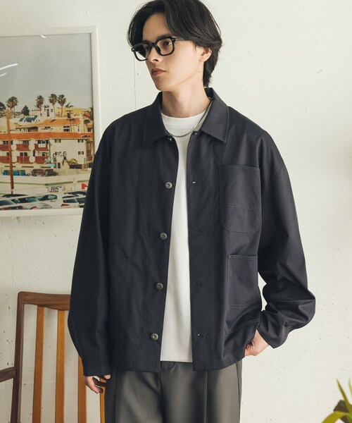 SENSE OF PLACE by URBAN RESEARCH（センスオブプレイスバイアーバンリサーチ）の「ピーチタッチカラーカバーオール（カバーオール・メンズ・CHARCOAL/BLUE GRAY/PINK・M/L）」の5枚目の写真