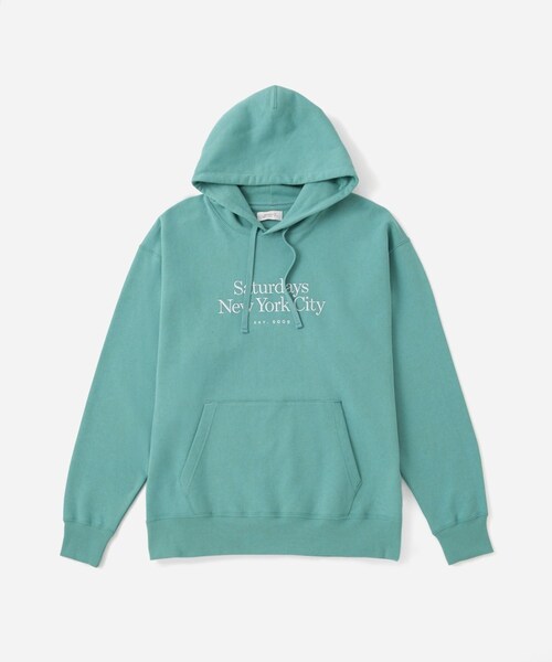 Saturdays NYC(サタデーズ ニューヨークシティ )の「Ditch Miller Standard Hoodie(パーカー・レディース・ブラック/ダークブラウン/ターコイズ・L/M/S/XL/XS/XXL)」の22枚目の写真