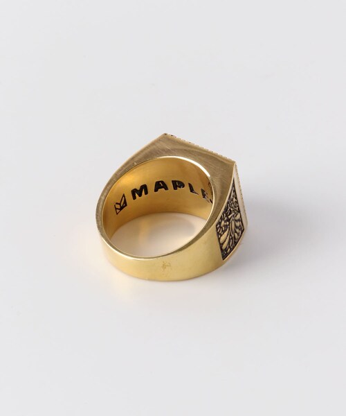 URBAN RESEARCH（アーバンリサーチ）の「MAPLE　BUICK RING（リング・メンズ・BLOOD STN・XS/M）」の4枚目の写真