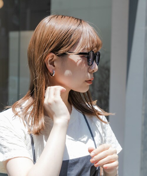 SMELLY（スメリー）の「ボスリントンサングラス（メガネ・レディース・M.BLK/BLK/Y.CLR/CLR・-）」の20枚目の写真