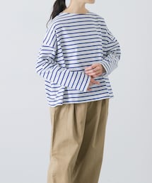 かぐれ | クロップドボーダーカットソー(Tシャツ/カットソー)