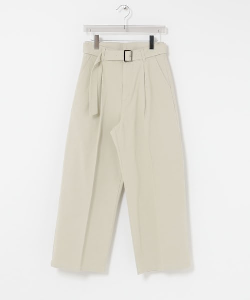 URBAN RESEARCH（アーバンリサーチ）の「ベルト付きタックワイドチノパンツ（チノパンツ・レディース・L.BEIGE/BEIGE・36/38/40）」の7枚目の写真