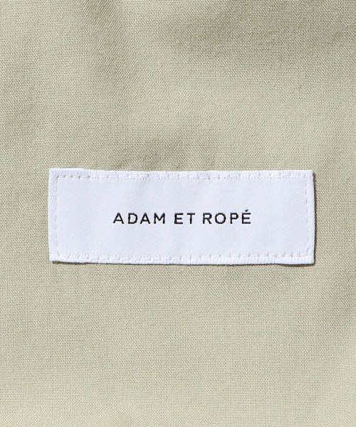 ADAM ET ROPE'（アダムエロペ）の「コットンダブルクロス　ベルテッドスラックス（スラックス・メンズ・ブラック/ベージュ・L/M）」の15枚目の写真