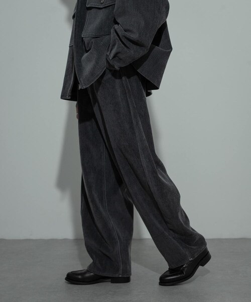 SENSE OF PLACE by URBAN RESEARCH(センスオブプレイスバイアーバンリサーチ)の「『セットアップ対応』ヴィンテージツイルカーブパンツ(その他パンツ・メンズ・BROWN/BLACK/KHAKI・M/L)」の7枚目の写真