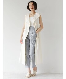 LAGUNAMOON | ワンサイドパターンノースリーブワンピース(ワンピース)