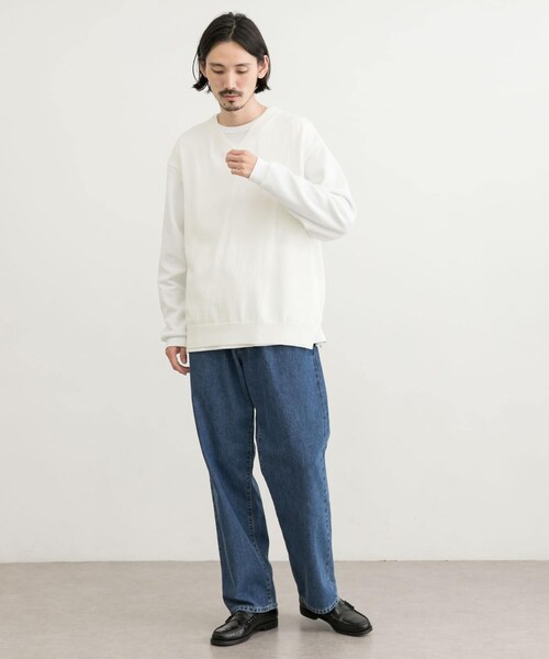 URBAN RESEARCH（アーバンリサーチ）の「ハイゲージVネックベスト（ベスト・メンズ・OFF/BLACK/S/GREEN・M/L）」の6枚目の写真