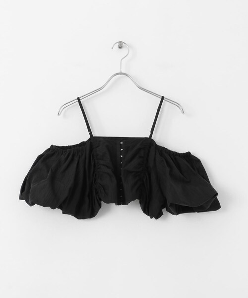 KBF（ケイビーエフ）の「2WAYパフスリーブビスチェ（その他トップス・レディース・GRAY/BEIGE/BLACK・one）」の18枚目の写真