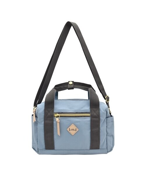 nissen（ニッセン）の「anello GRANDE（アネログランデ）RETROPOP 2WAYミニボストン （Ａ５対応）（ショルダーバッグ・メンズ・ブルーグレー/ブラック/ダークオレンジ/ライトベージュ/マスタード/ネイビー・Y）」の7枚目の写真