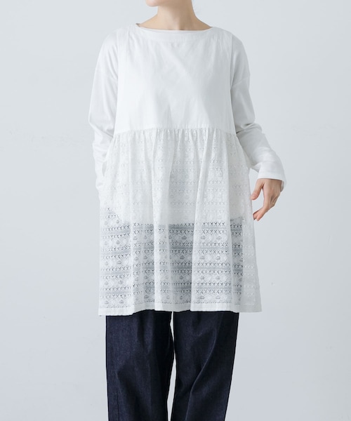 かぐれ(カグレ)の「Khadi&co. ECLIPSE(チュニック・レディース・WH・M)」の1枚目の写真