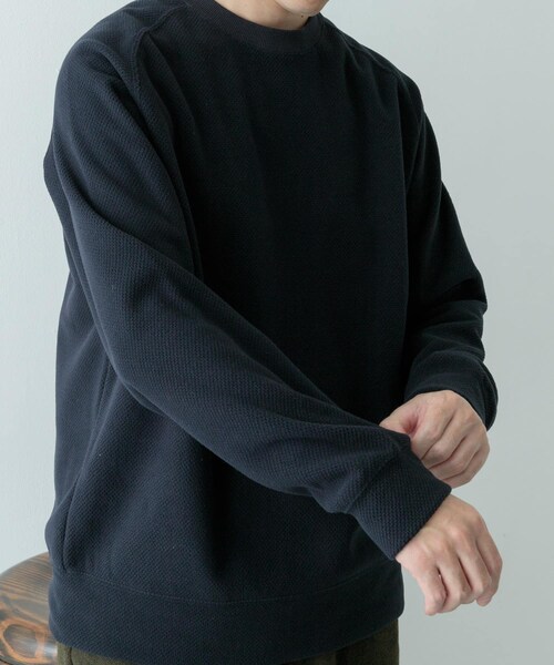 ITEMS URBANRESEARCH（アイテムズ アーバンリサーチ）の「発熱機能 クルーネックラグランTops（Tシャツ/カットソー・メンズ・GREIGE/OFF/BLK・M/L）」の14枚目の写真