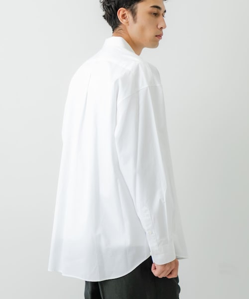 URBAN RESEARCH（アーバンリサーチ）の「『一部WEB限定カラー』THOMAS MASON OVER SHIRTS（シャツ/ブラウス・メンズ・WHITE/ROYAL/BROWN/BLACK/BLUE ST/S.GREEN・S/M/L/XL）」の10枚目の写真