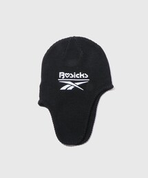 ADAM ET ROPE' | 【BASICKS/ベイシックス】Reebok Logo Knit Ear Flap Cap(ニットキャップ/ビーニー)