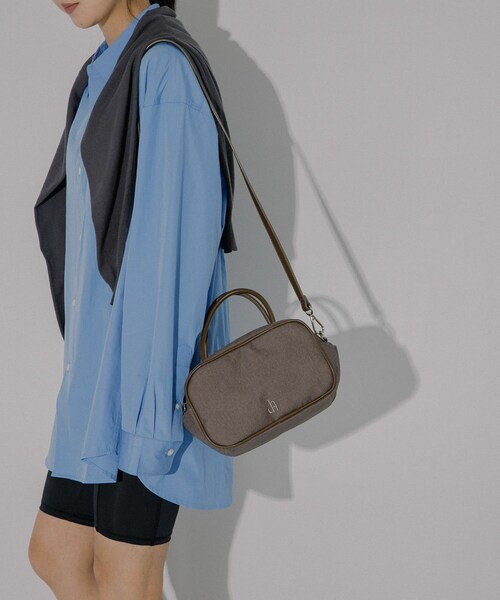 RODE SKO（ロデスコ）の「hun RODESKO　Marbling boston（ボストンバッグ・レディース・SALLOW/CCL BROWN・one）」の18枚目の写真