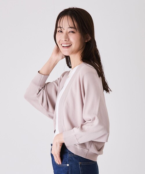 Jayro（ジャイロ）の「ドルマンボレロカーディガン（カーディガン/ボレロ・レディース・ブラック/グレー系/ホワイト系/ネイビー・M）」の15枚目の写真